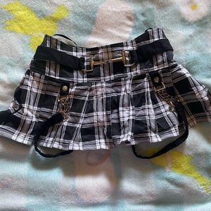 tripp nyc plaid miniskirt